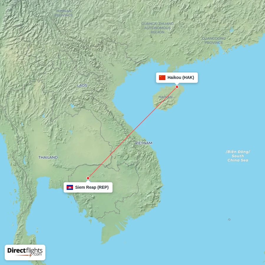 REP - HAK route map