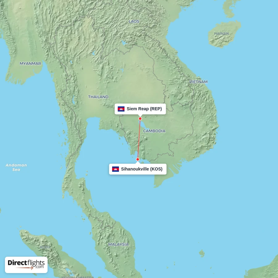 REP - KOS route map