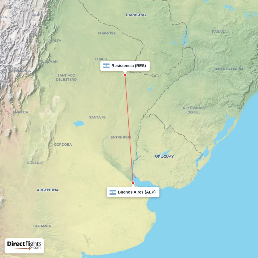 RES - AEP route map