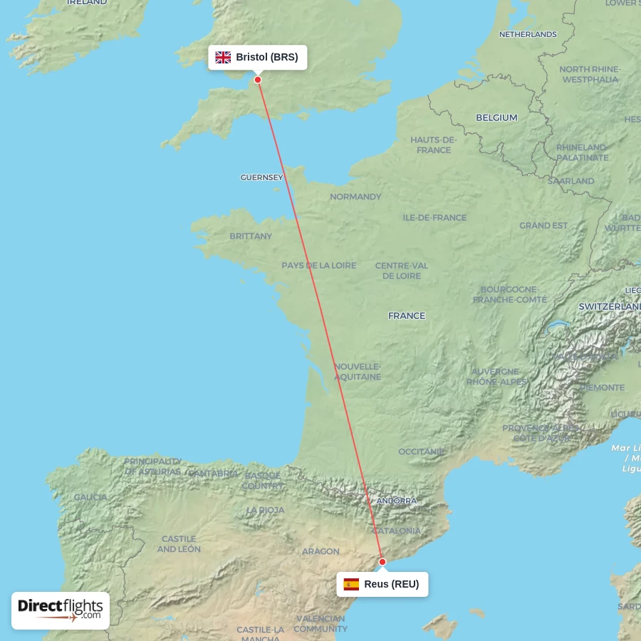REU - BRS route map