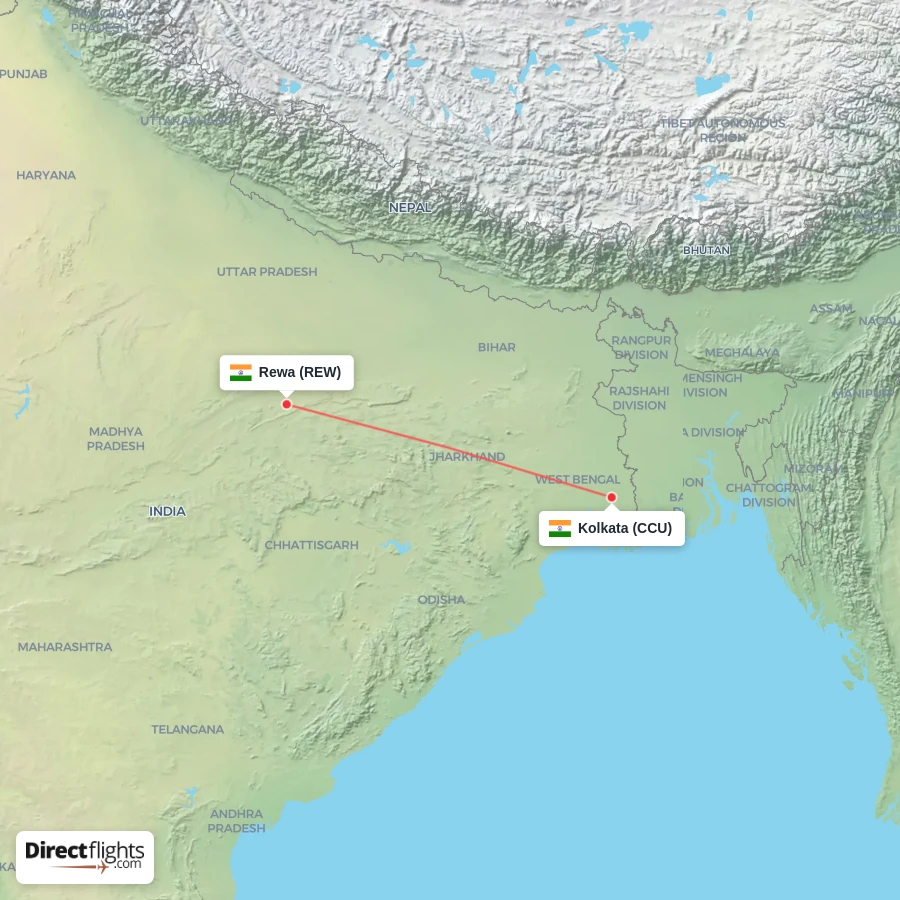 REW - CCU route map