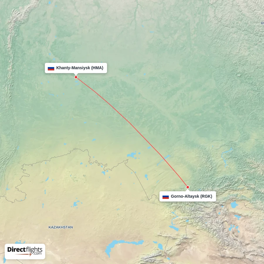 RGK - HMA route map
