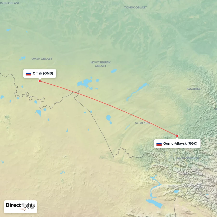 RGK - OMS route map