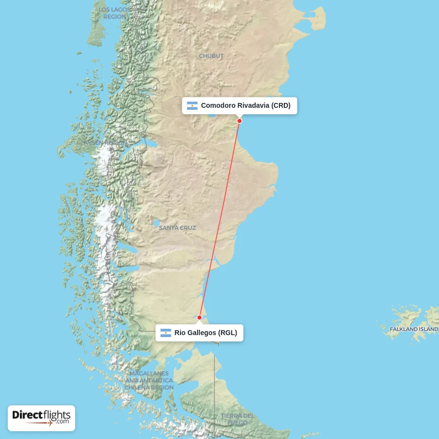 RGL - CRD route map