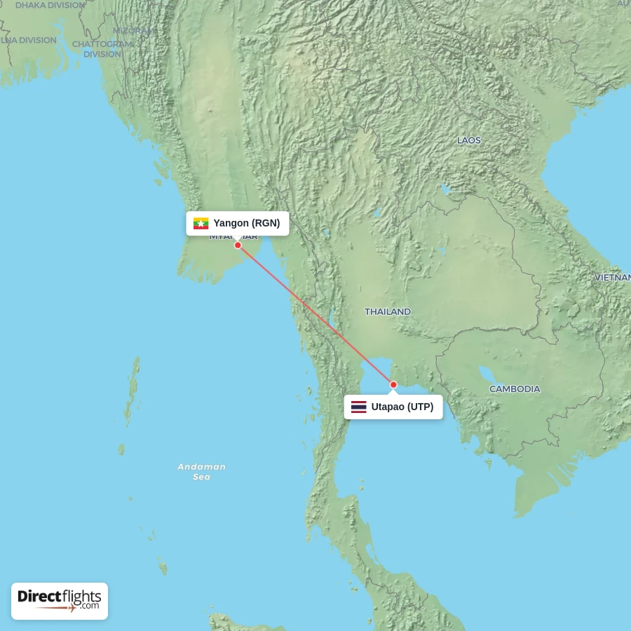RGN - UTP route map