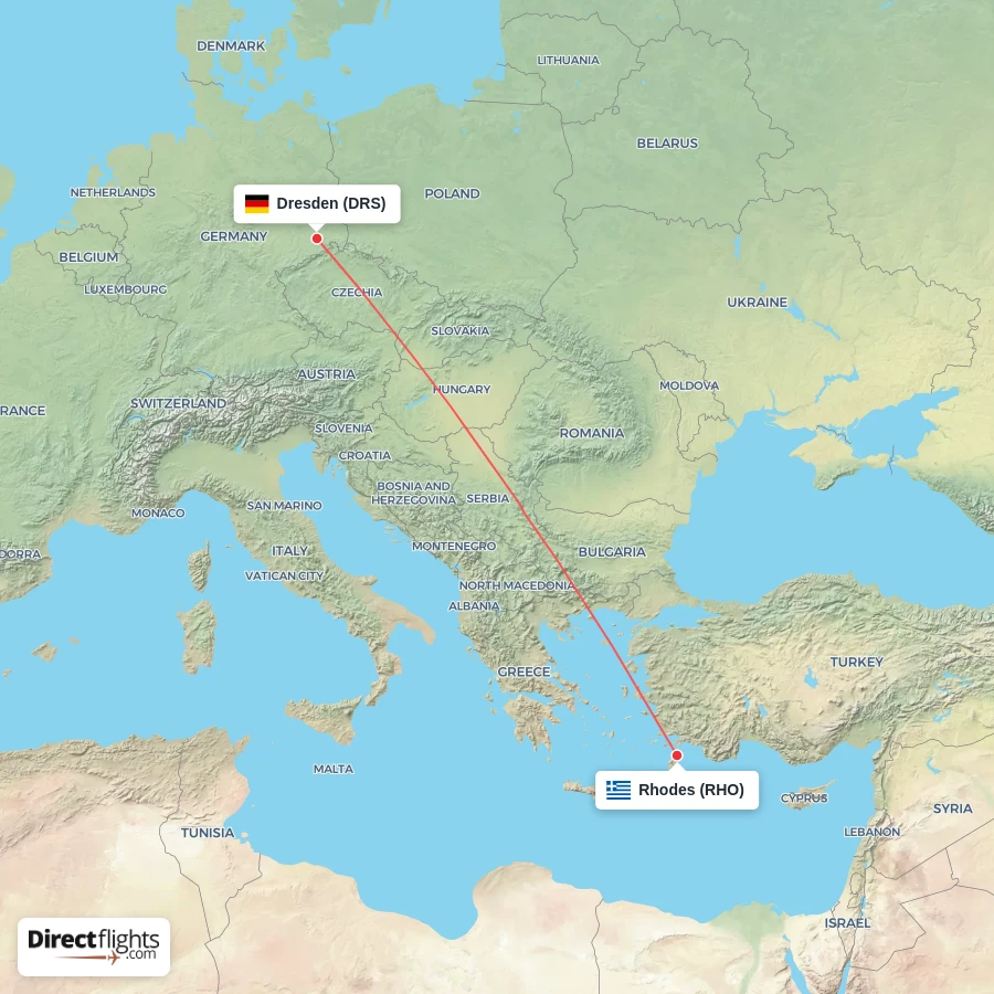 RHO - DRS route map