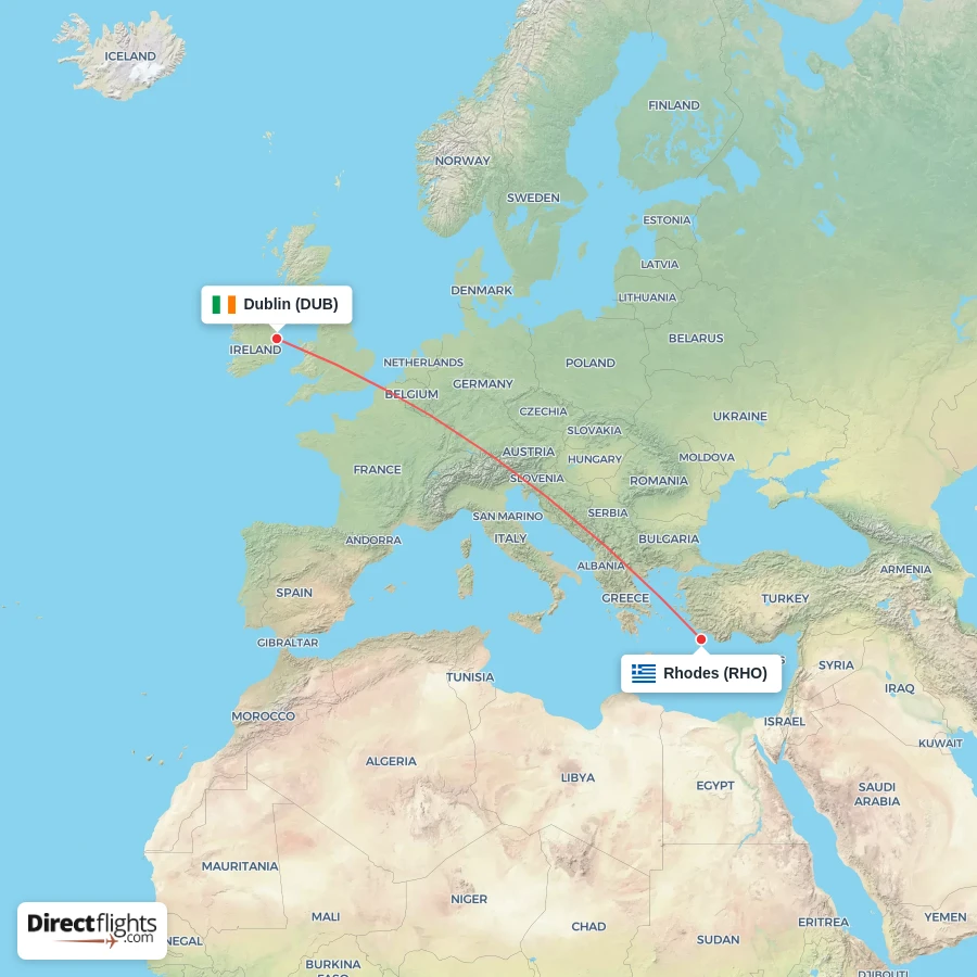 RHO - DUB route map