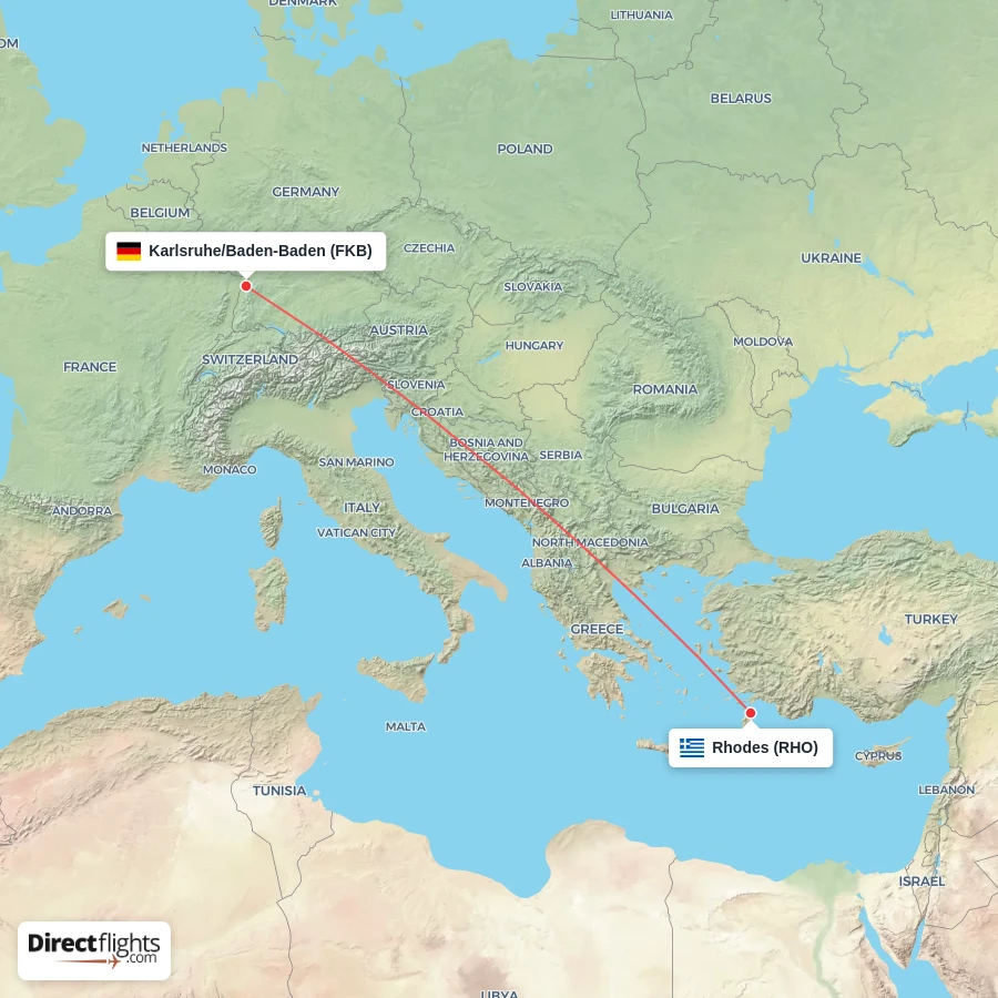 RHO - FKB route map