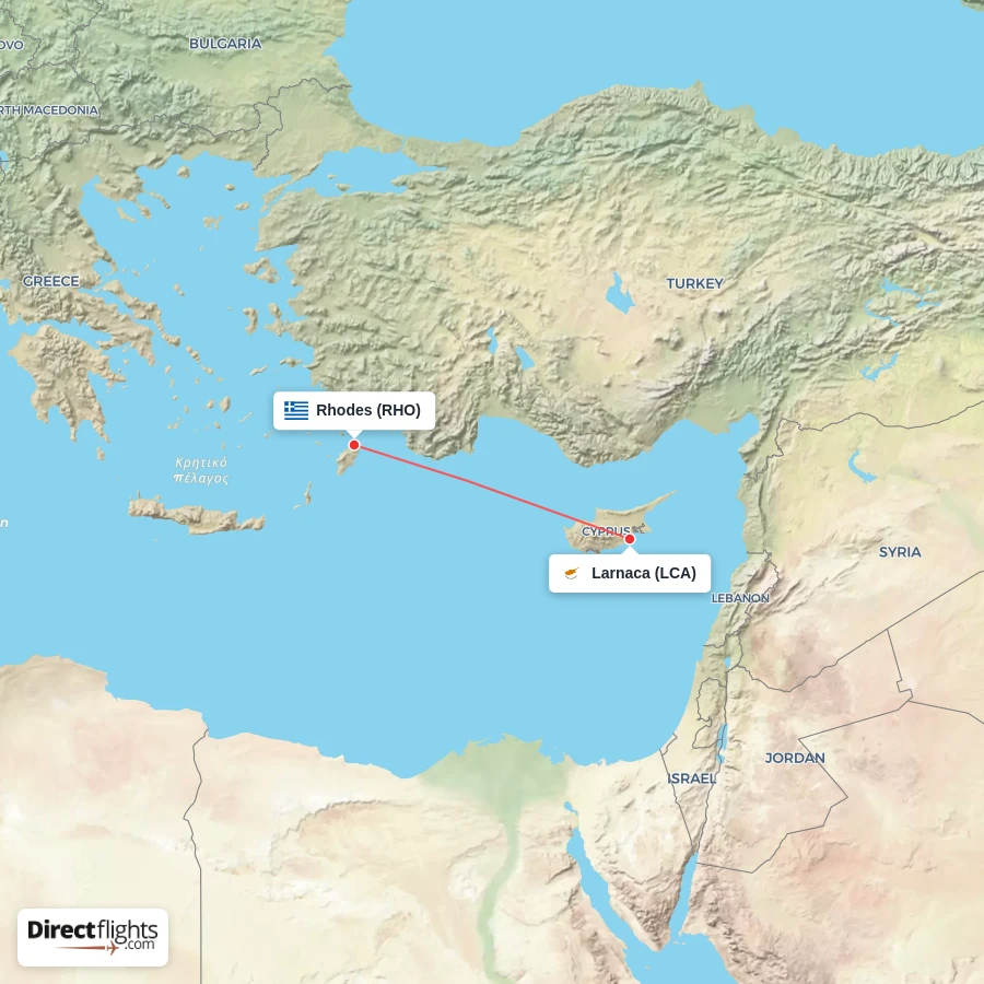RHO - LCA route map