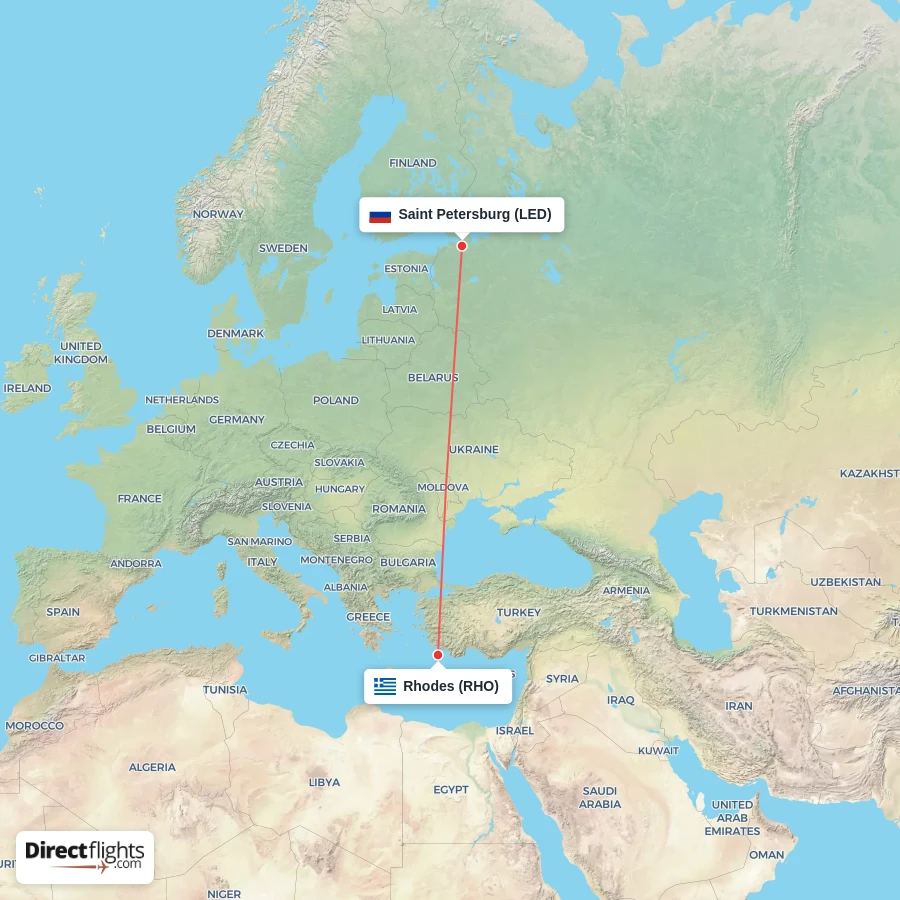 RHO - LED route map