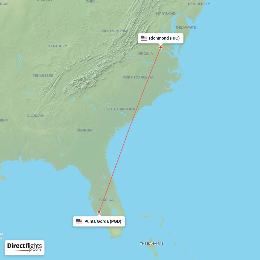 RIC - PGD route map