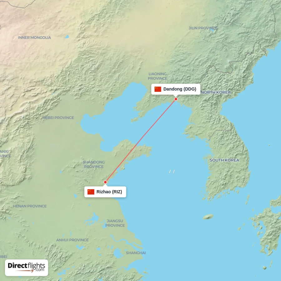RIZ - DDG route map