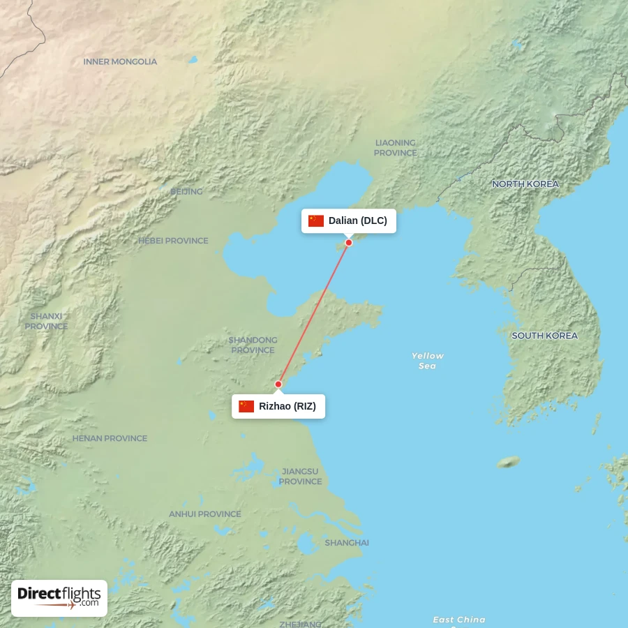 RIZ - DLC route map