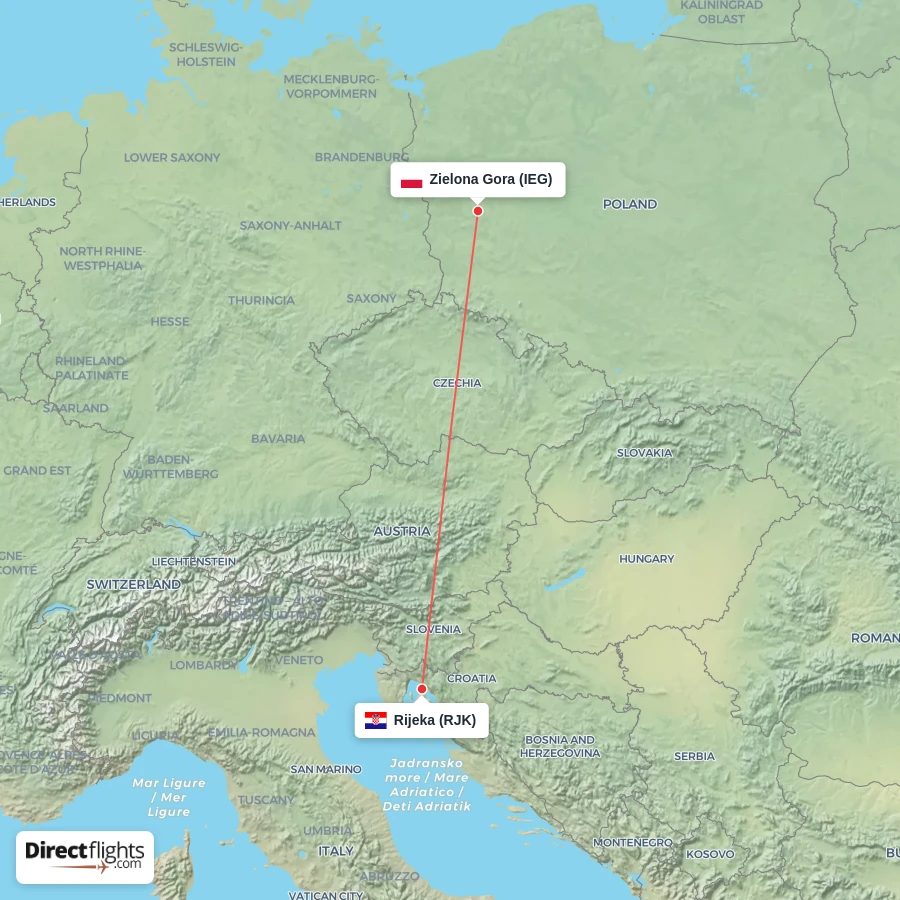 RJK - IEG route map