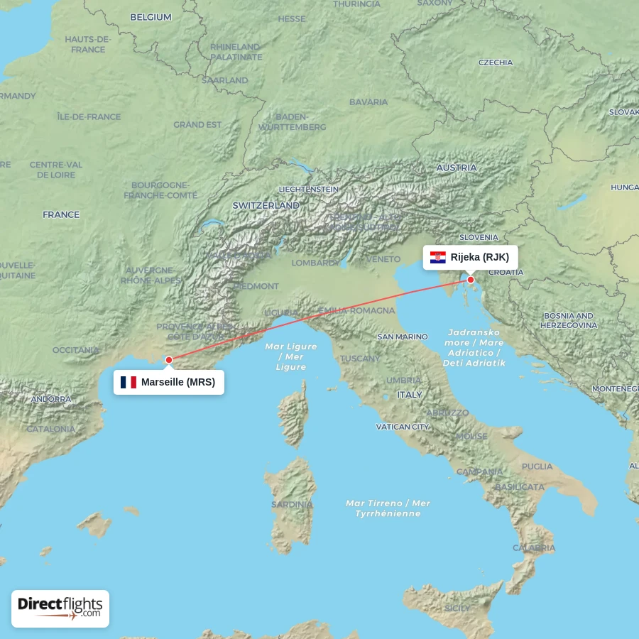 RJK - MRS route map