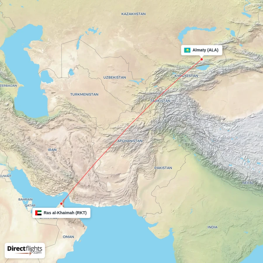 RKT - ALA route map