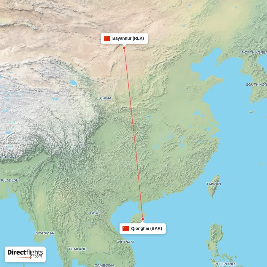 RLK - BAR route map