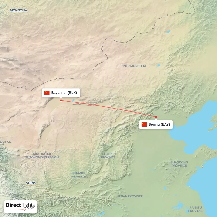 RLK - NAY route map