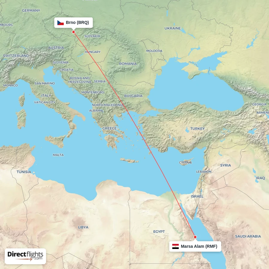 RMF - BRQ route map