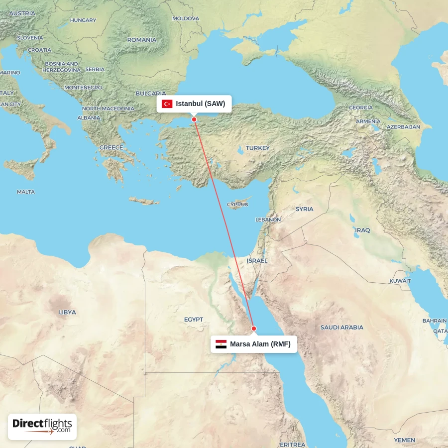 RMF - SAW route map