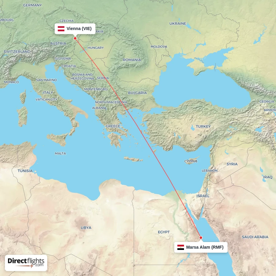 RMF - VIE route map