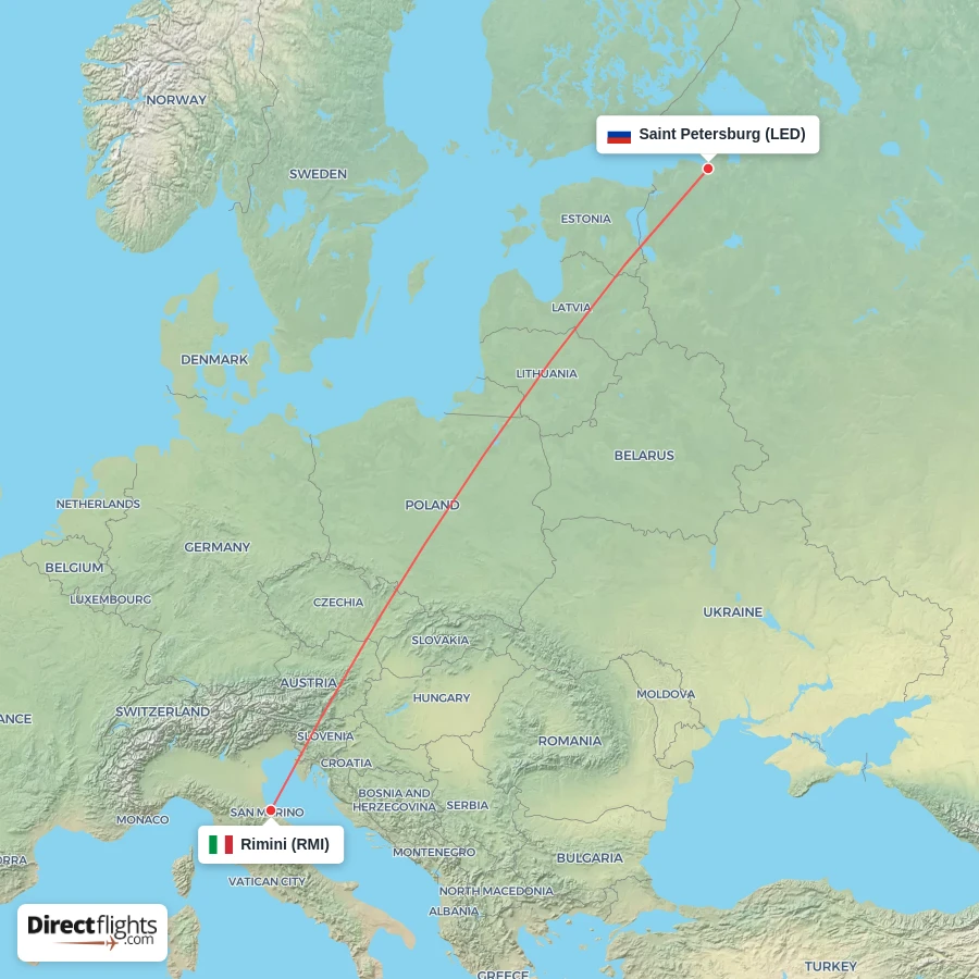 RMI - LED route map