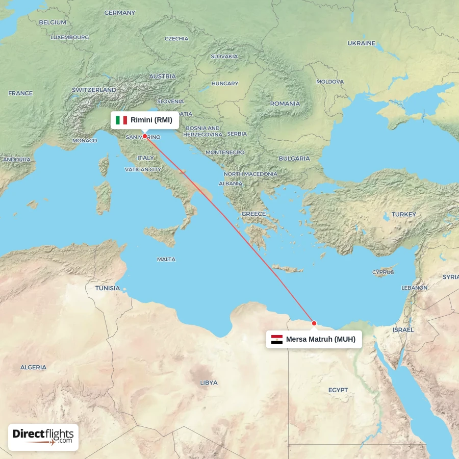 RMI - MUH route map