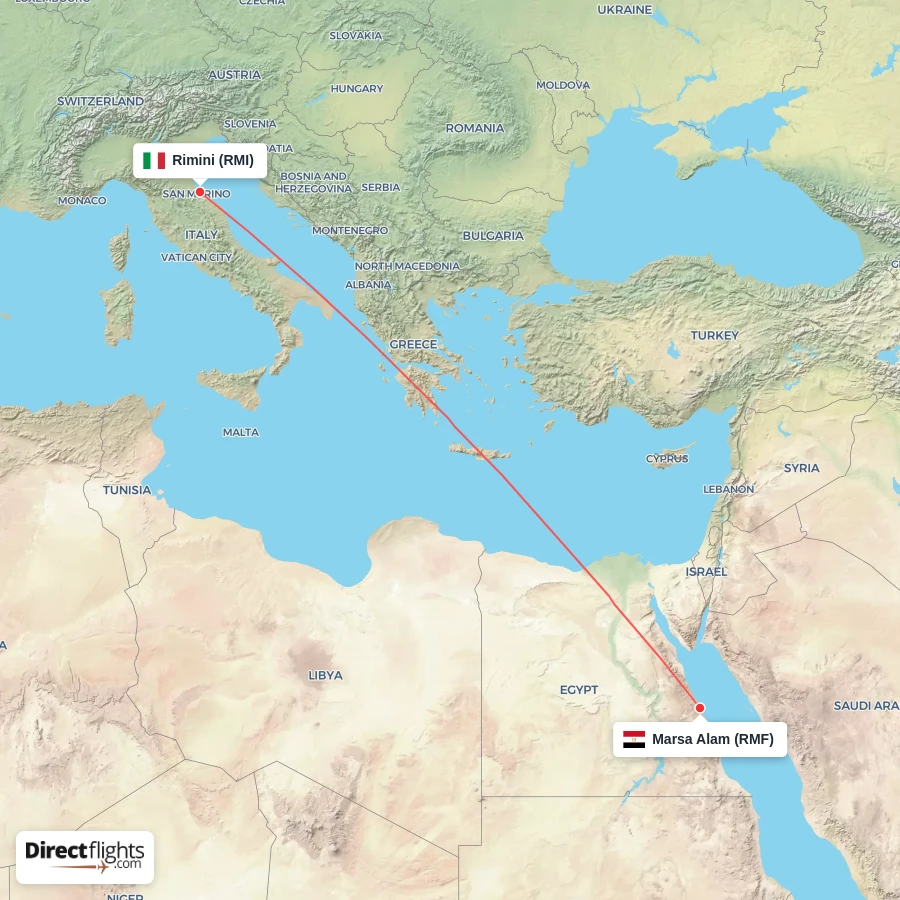 RMI - RMF route map