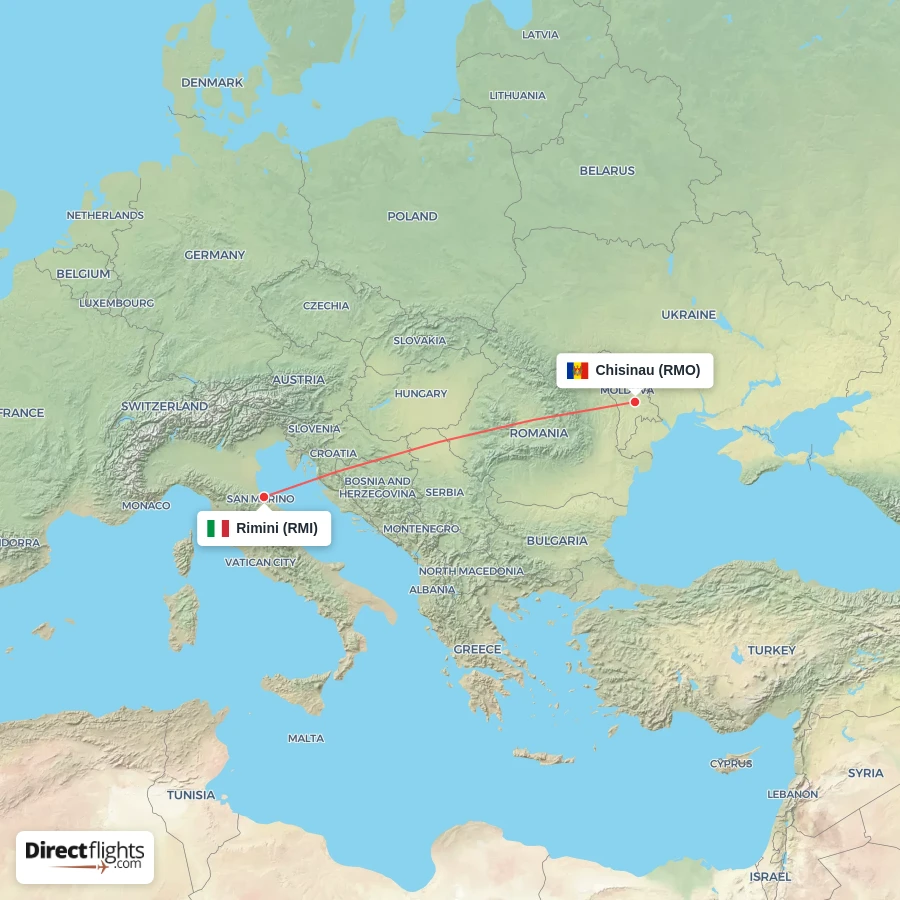 RMI - RMO route map