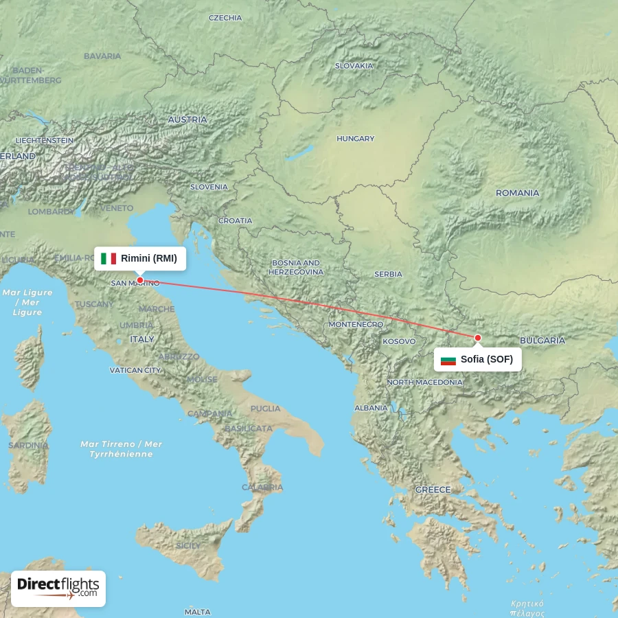 RMI - SOF route map