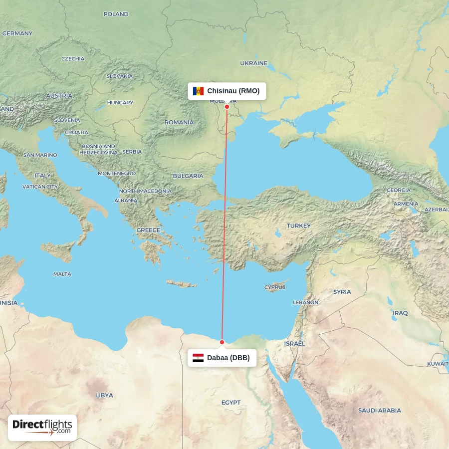 RMO - DBB route map