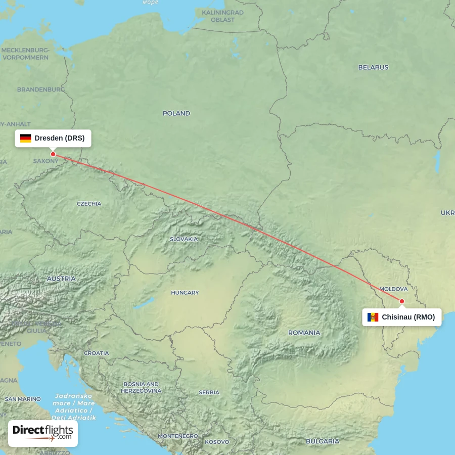 RMO - DRS route map
