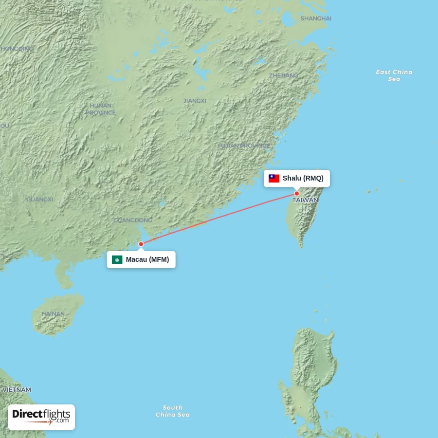 RMQ - MFM route map