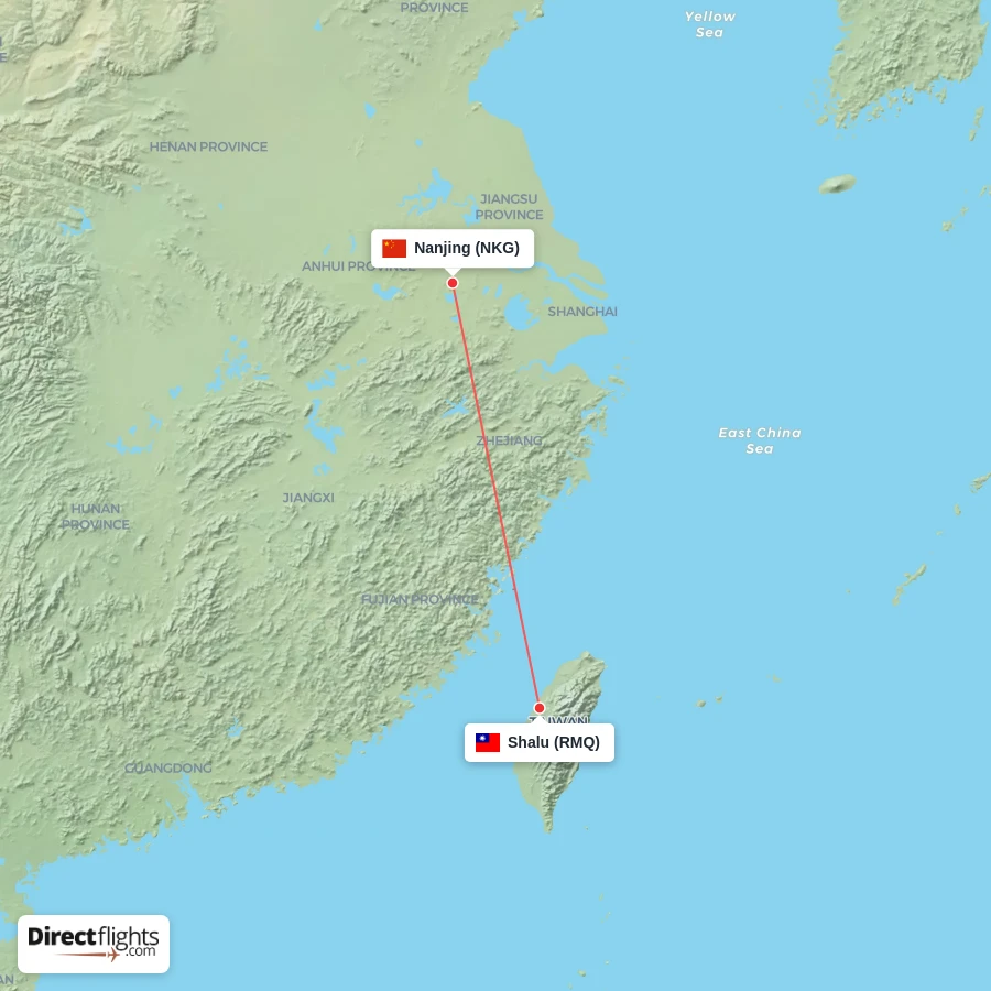 RMQ - NKG route map
