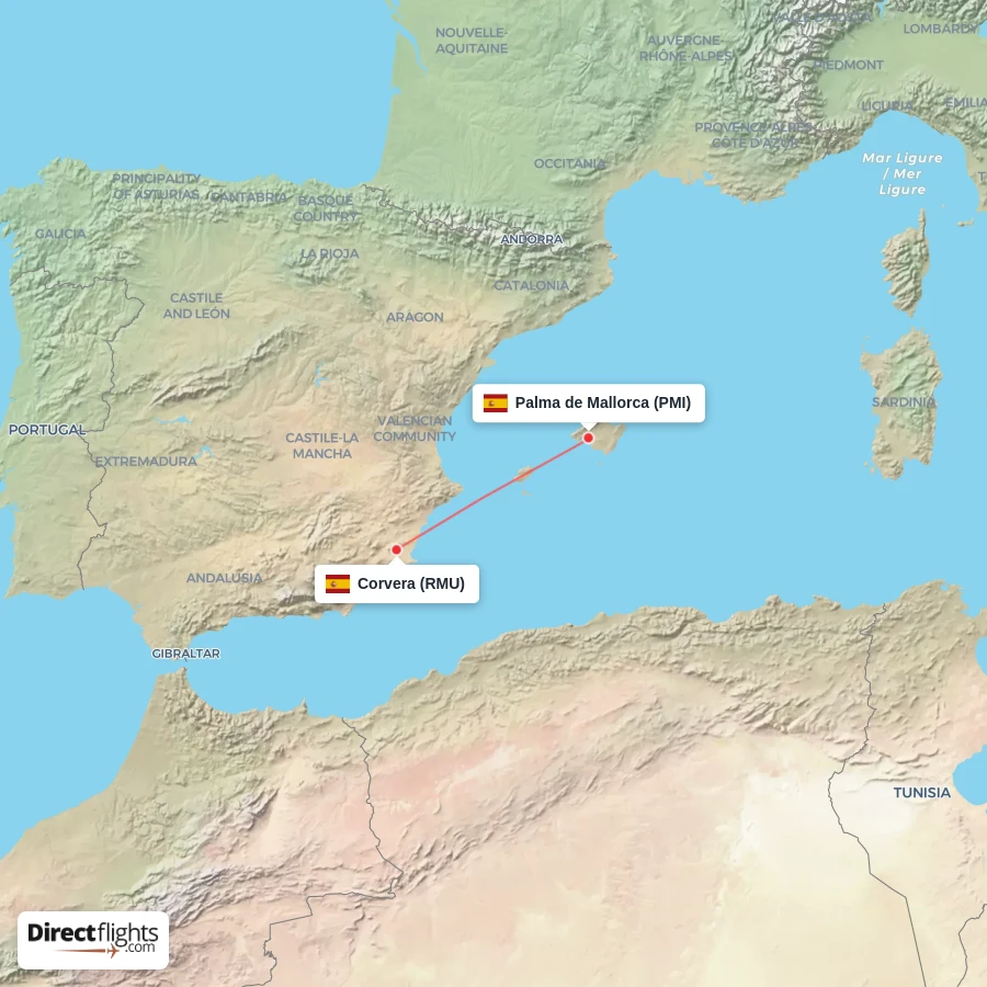 RMU - PMI route map