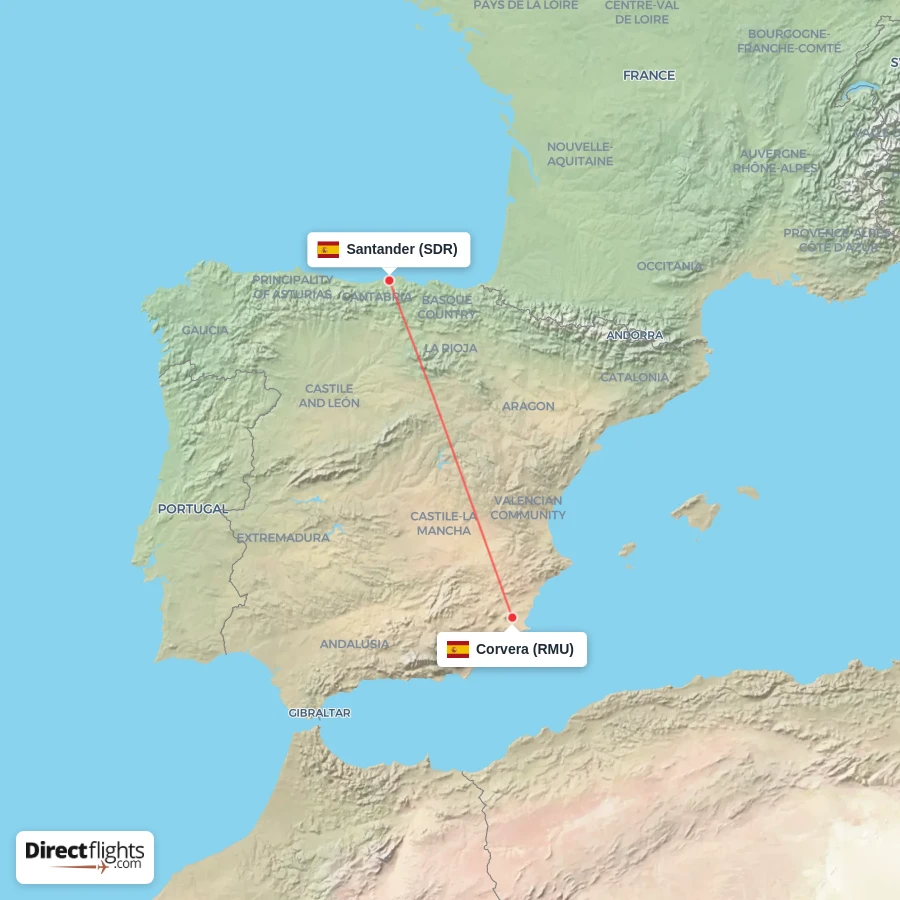 RMU - SDR route map