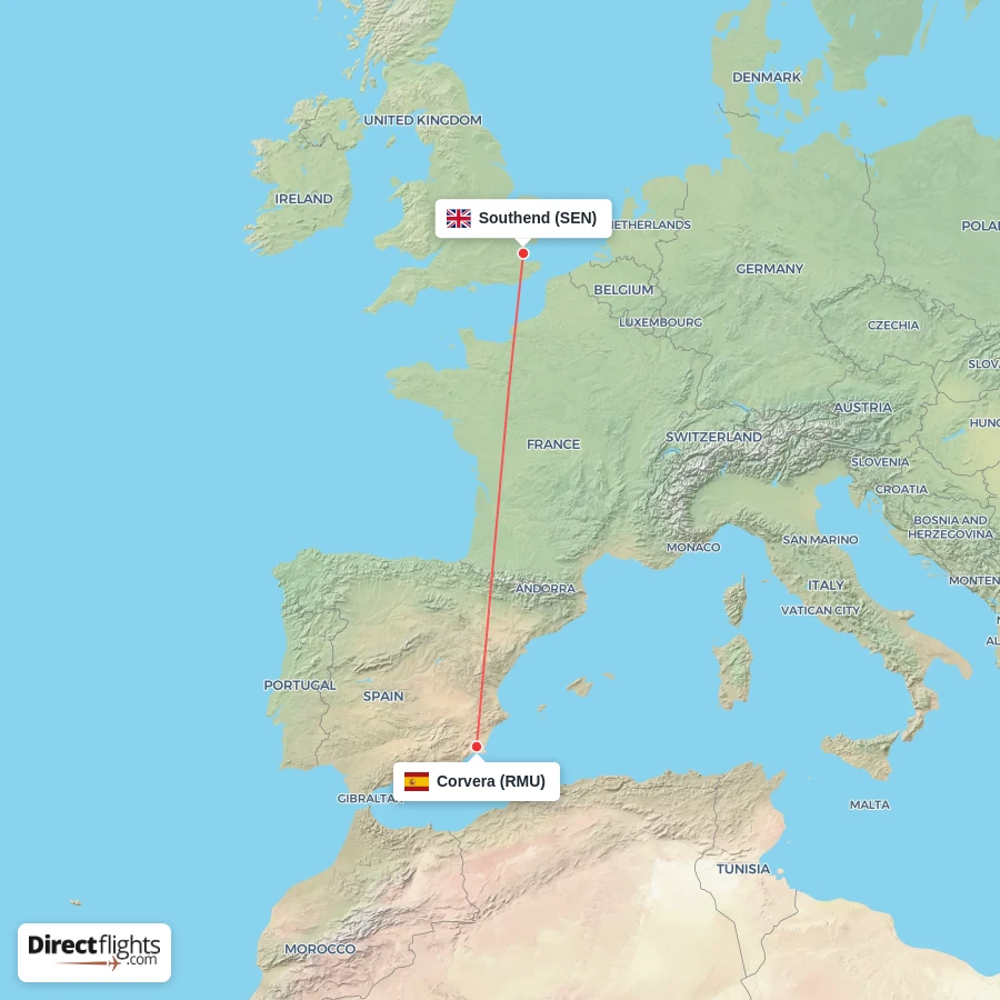 RMU - SEN route map