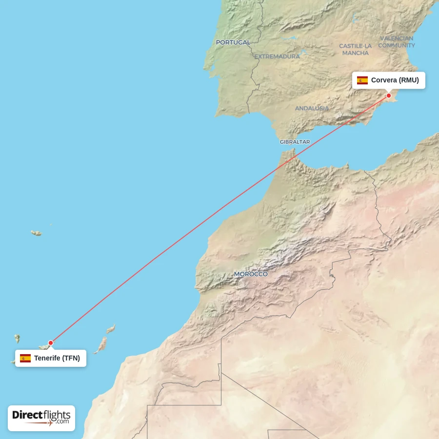 RMU - TFN route map