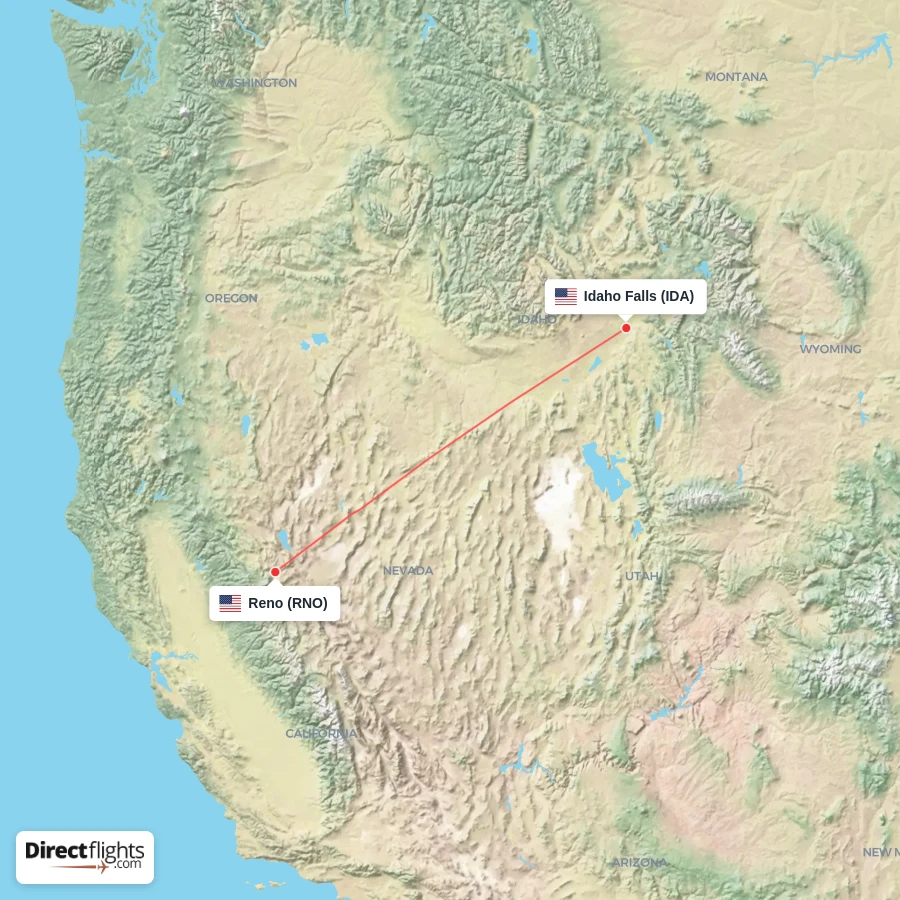 RNO - IDA route map