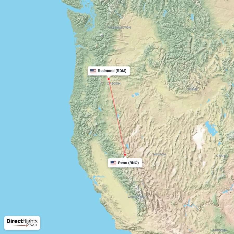 RNO - RDM route map