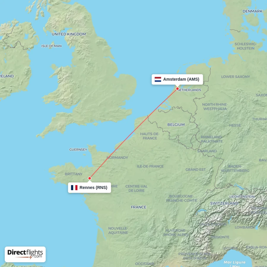 RNS - AMS route map