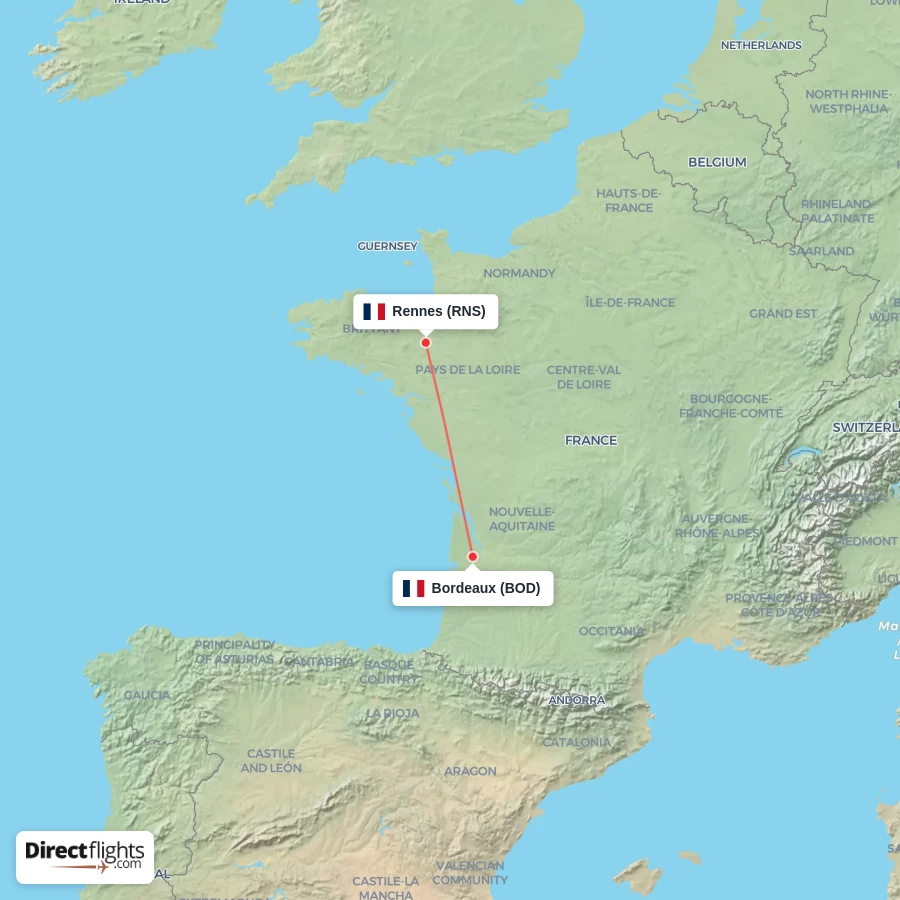 RNS - BOD route map