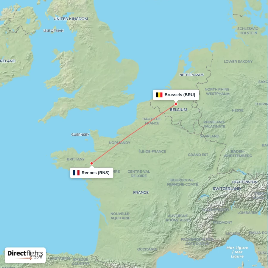 RNS - BRU route map