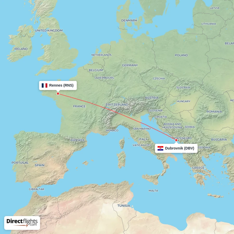 RNS - DBV route map