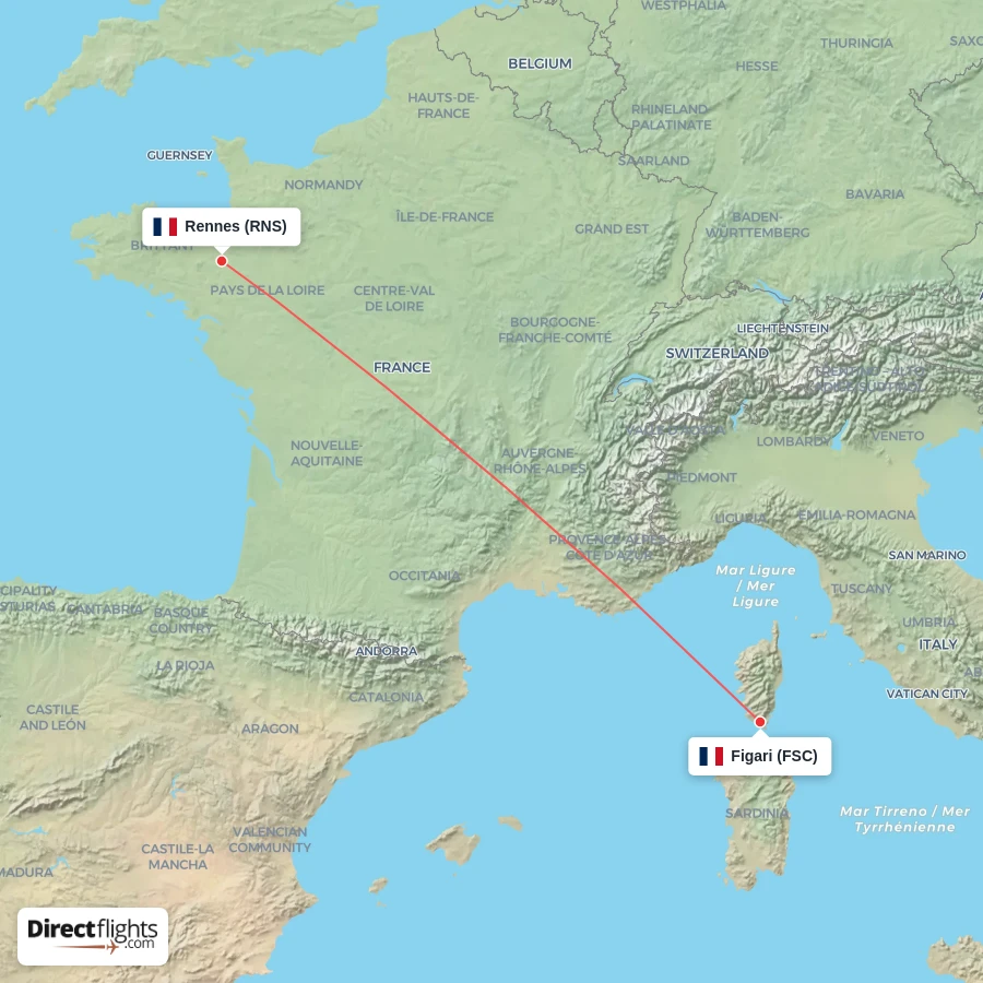 RNS - FSC route map