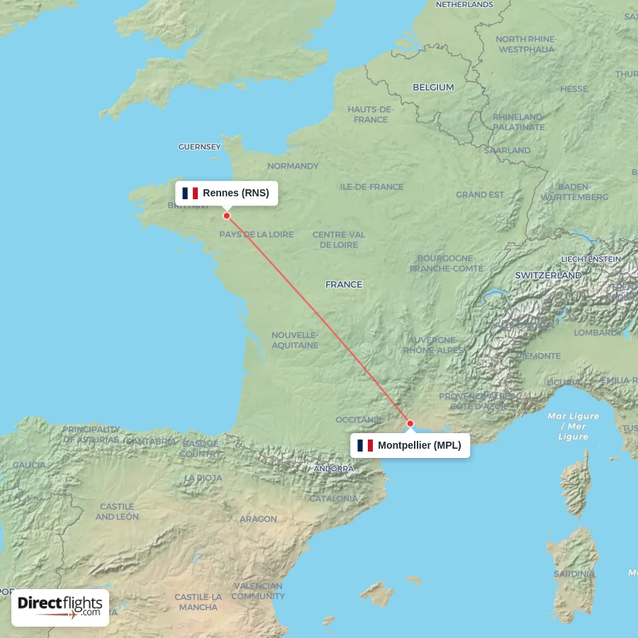 RNS - MPL route map