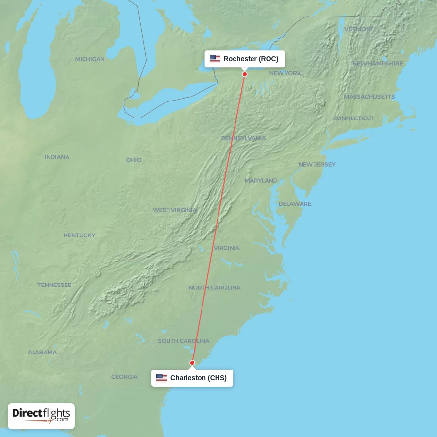 ROC - CHS route map