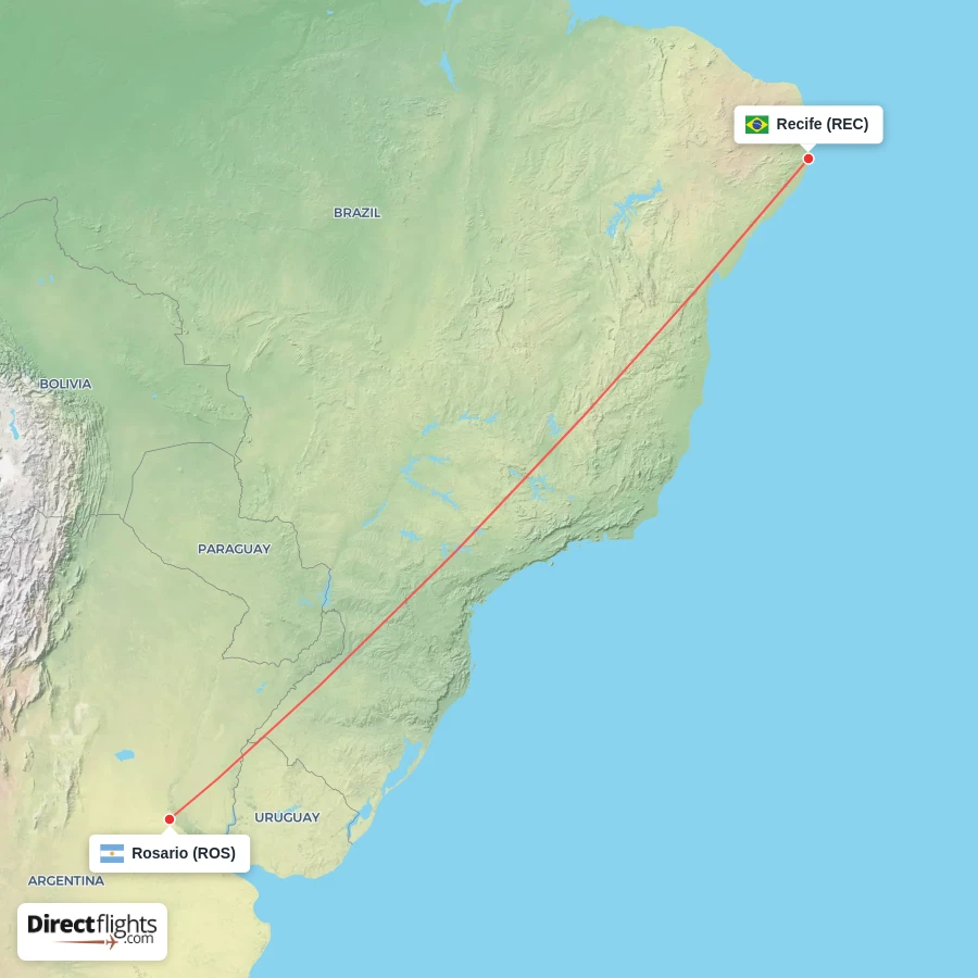 ROS - REC route map