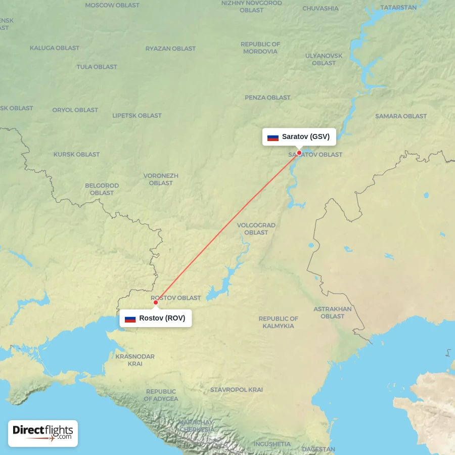 ROV - GSV route map