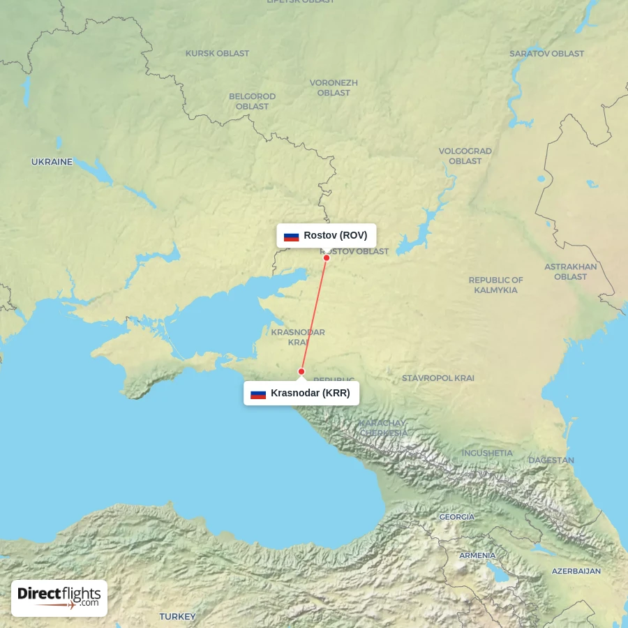 ROV - KRR route map